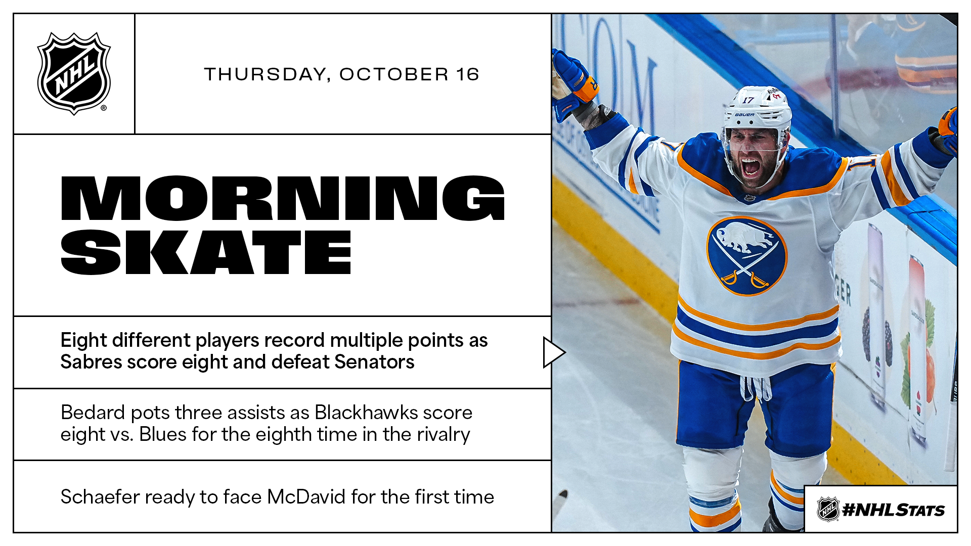 NHL Morning Skate – Oct. 16, 2025
