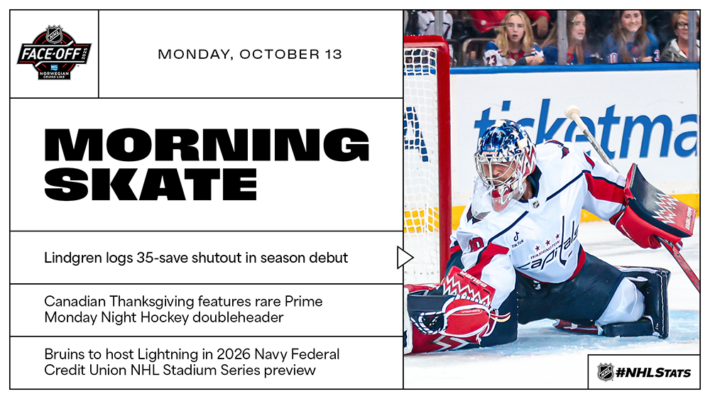 NHL Morning Skate: Face-Off Edition – Oct. 13, 2025