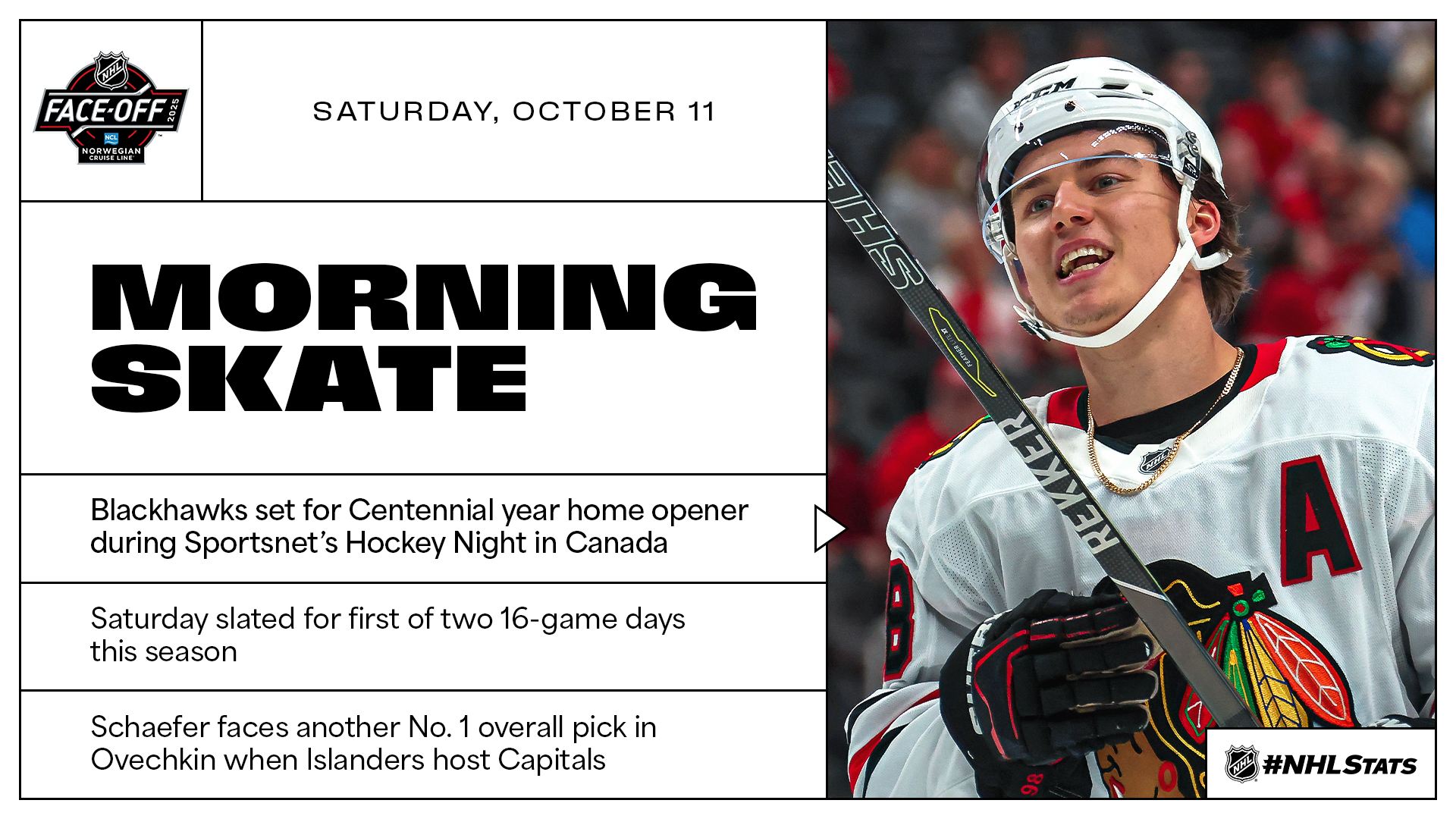 NHL Morning Skate: Face-Off Edition – Oct. 11, 2025