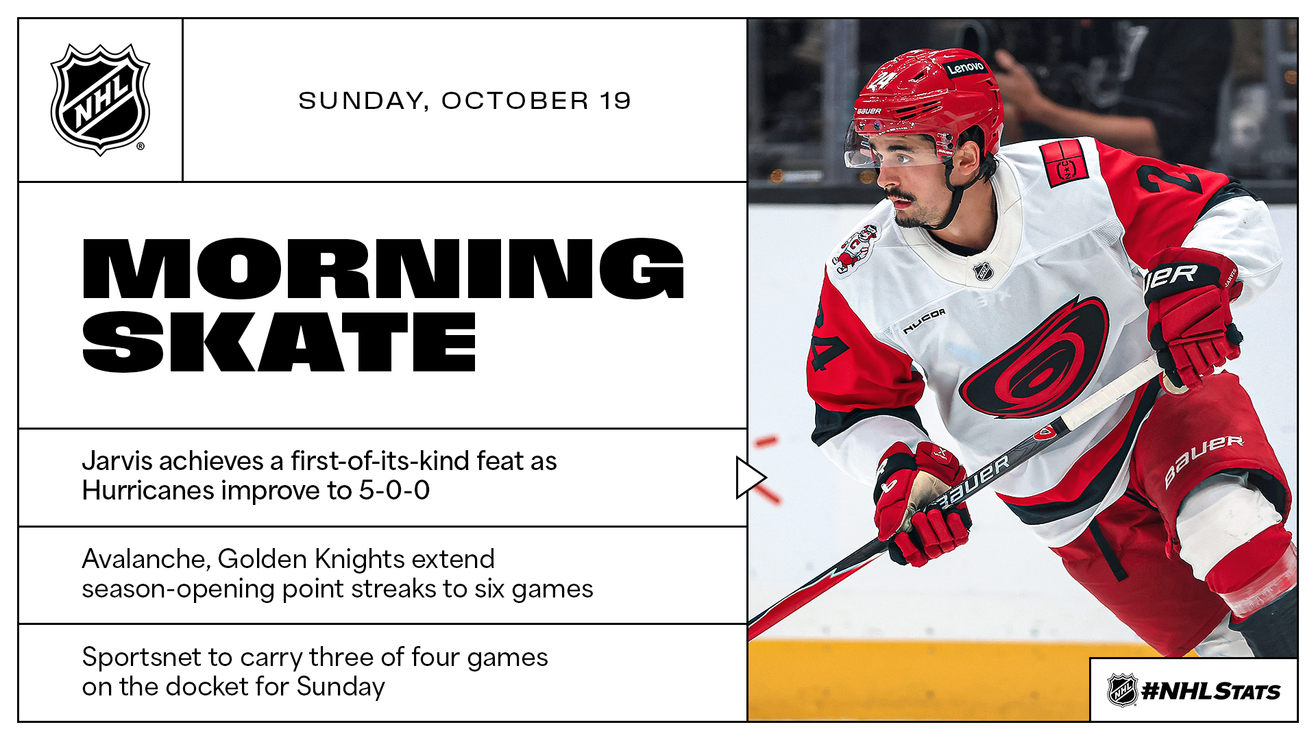 NHL Morning Skate – Oct. 19, 2025