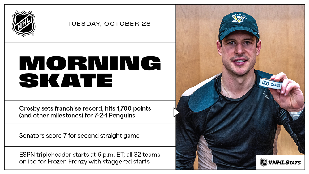 NHL Morning Skate – Oct. 28, 2025