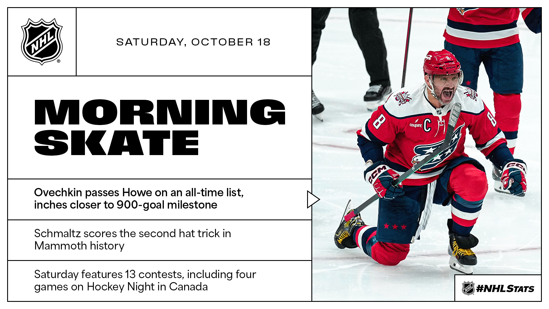 NHL Morning Skate – Oct. 18, 2025