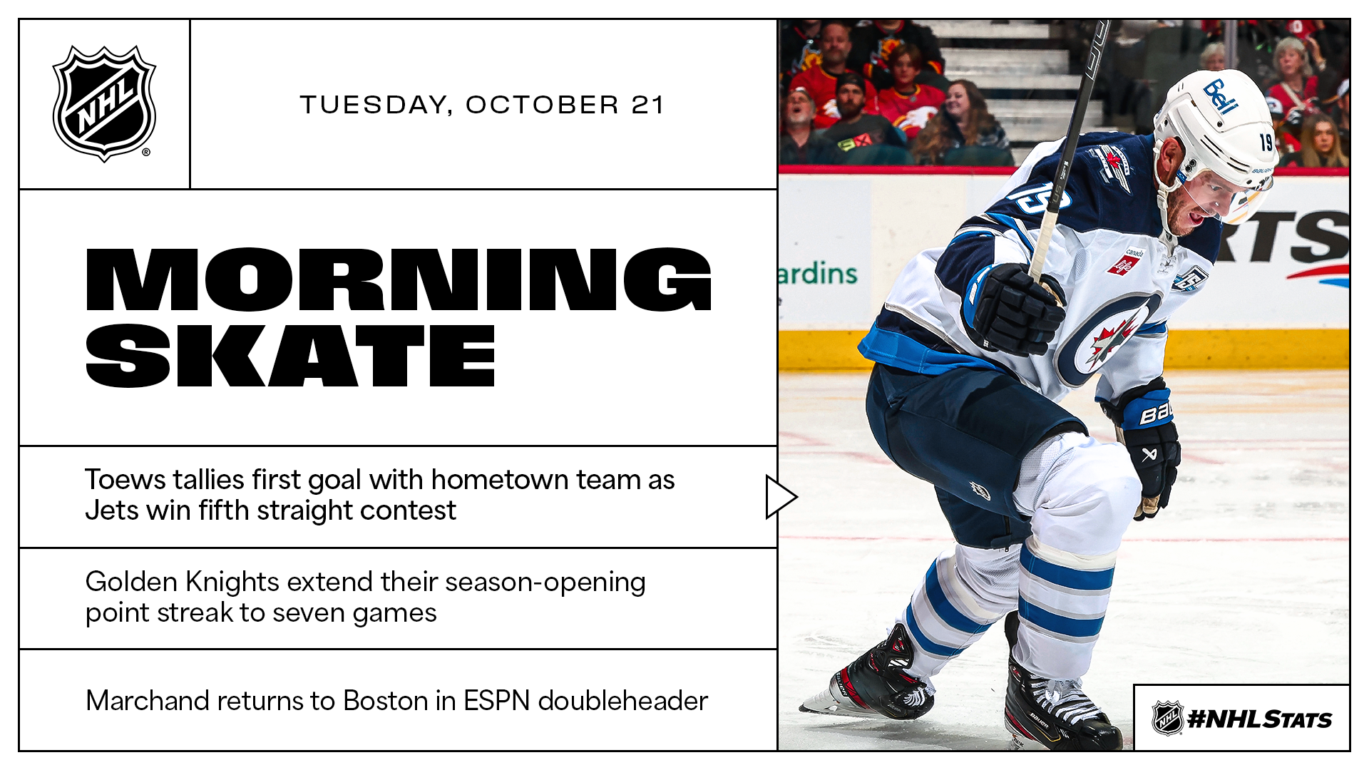 NHL Morning Skate – Oct. 21, 2025
