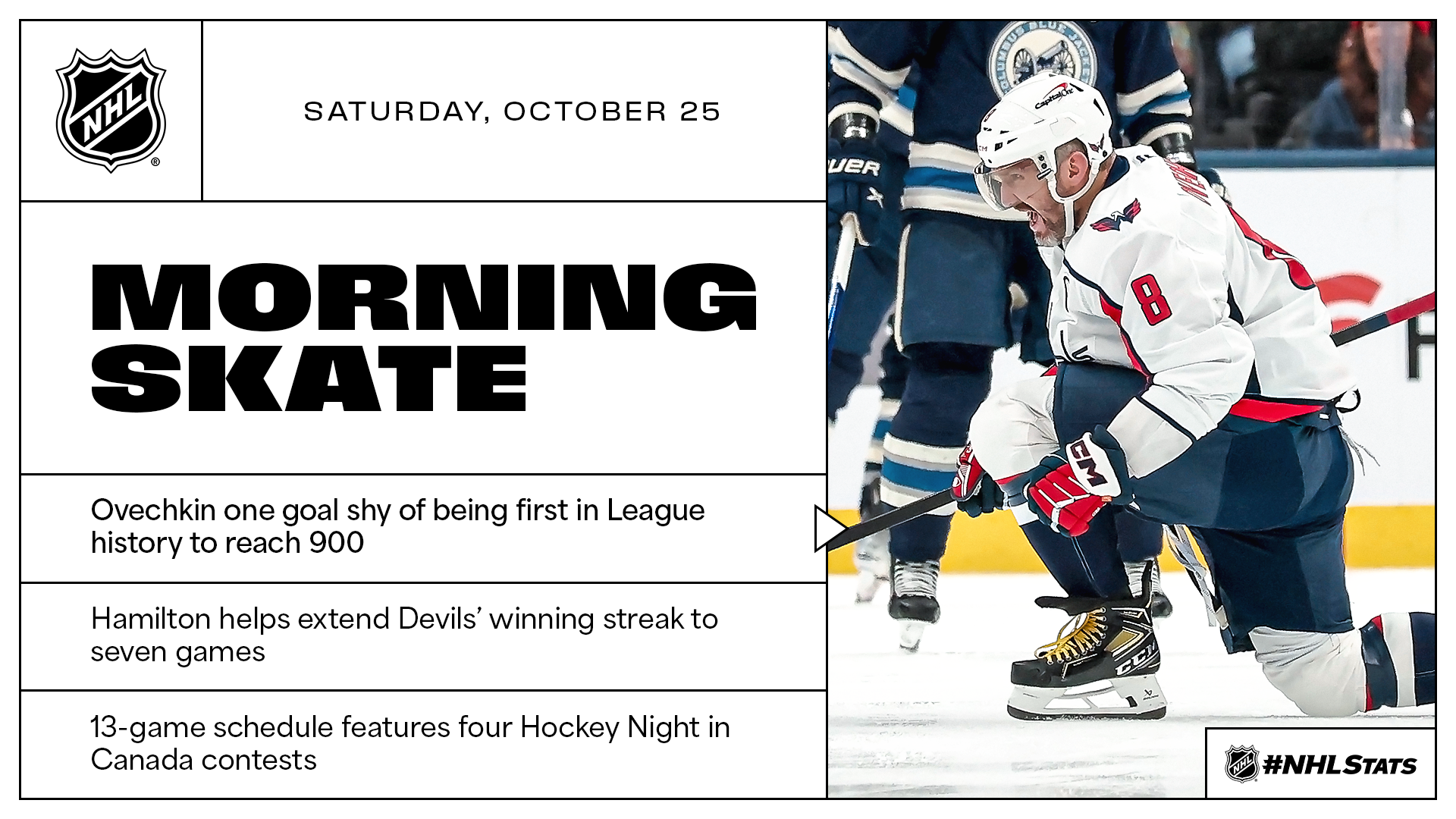 NHL Morning Skate – Oct. 25, 2025