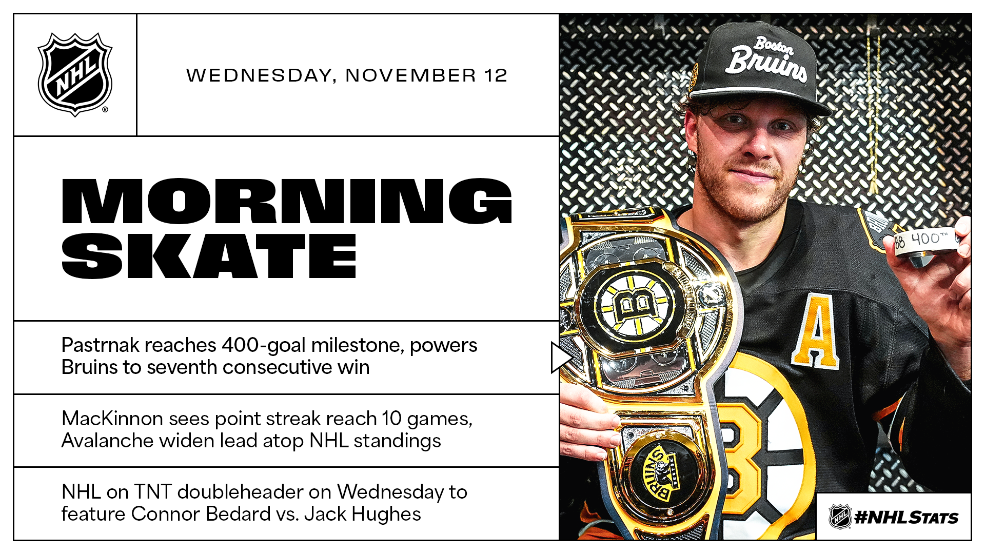 NHL Morning Skate – Nov. 12, 2025