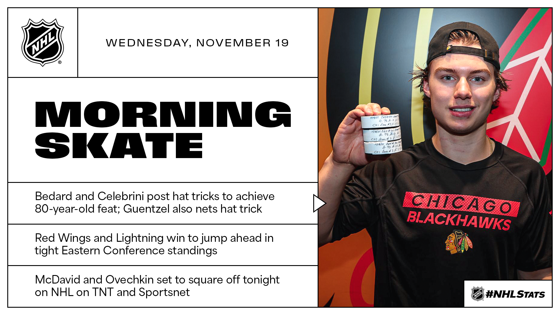 NHL Morning Skate – Nov. 19, 2025