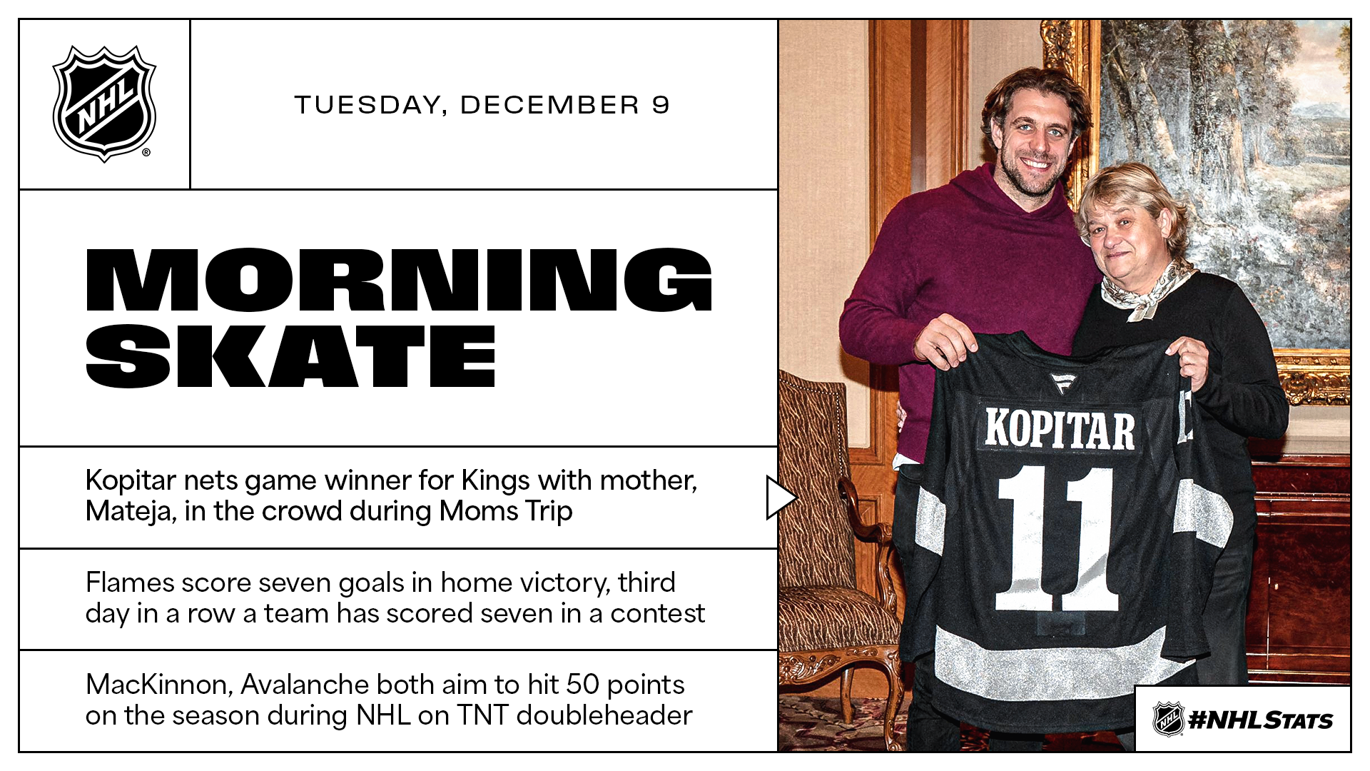 NHL Morning Skate – Dec. 9, 2025