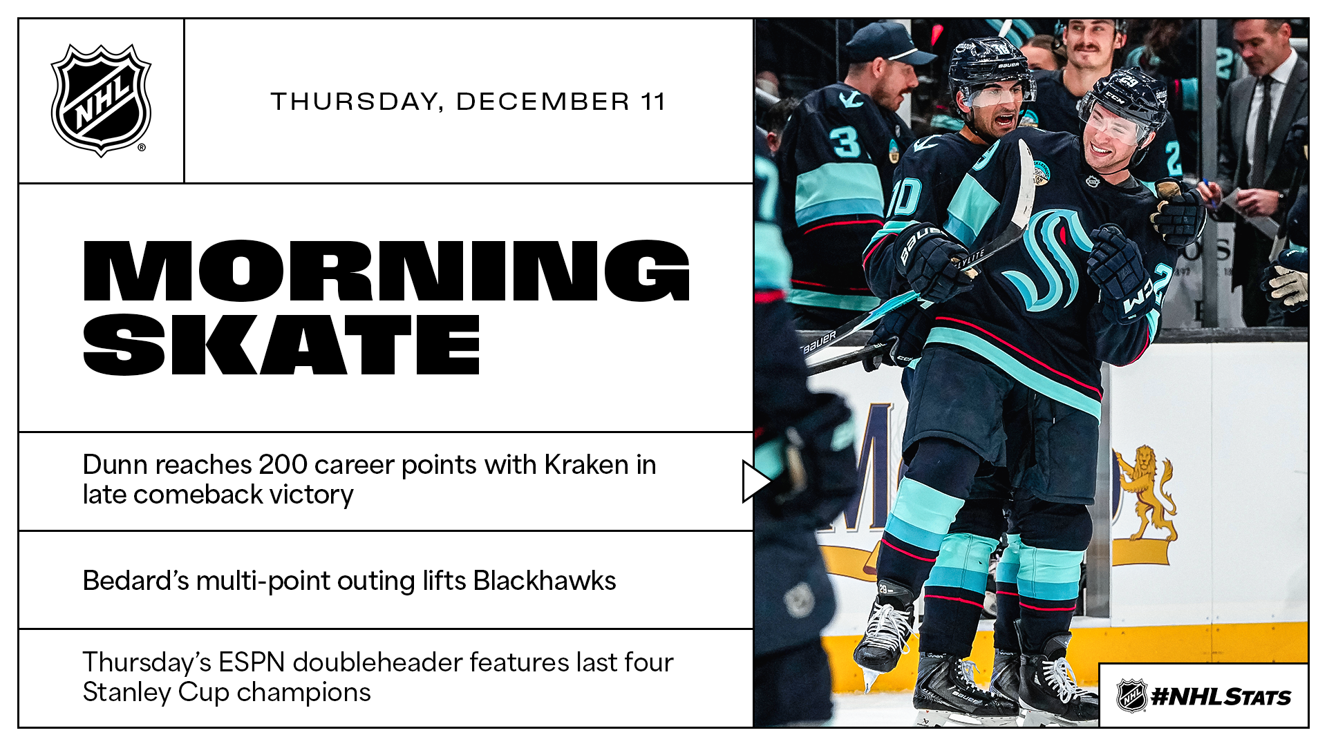 NHL Morning Skate – Dec. 11, 2025
