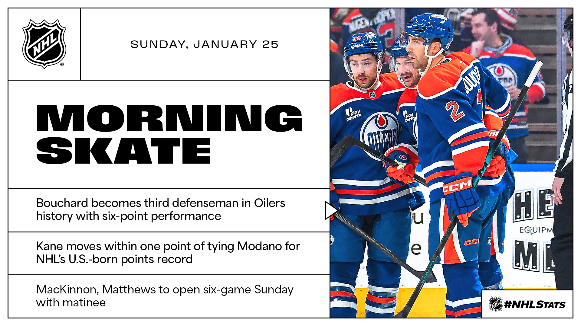 NHL Morning Skate – Jan. 25, 2026