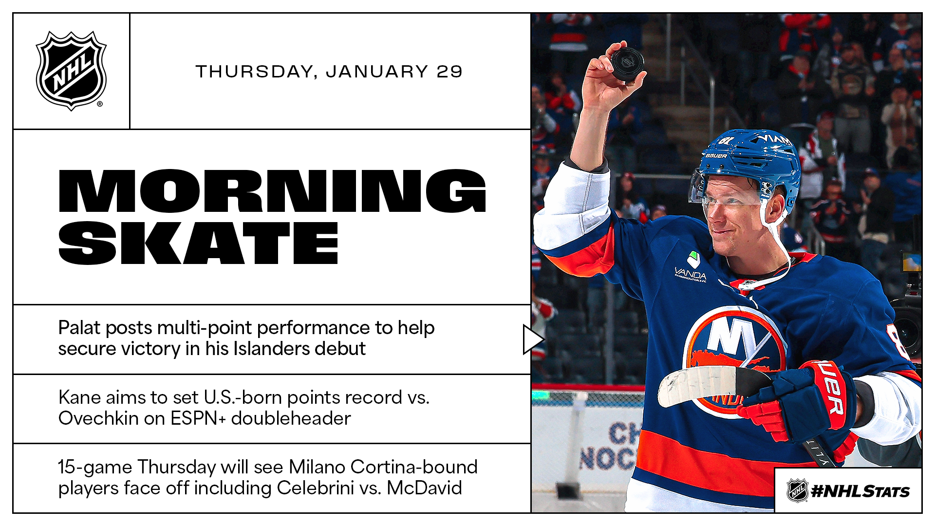 NHL Morning Skate – Jan. 29, 2026
