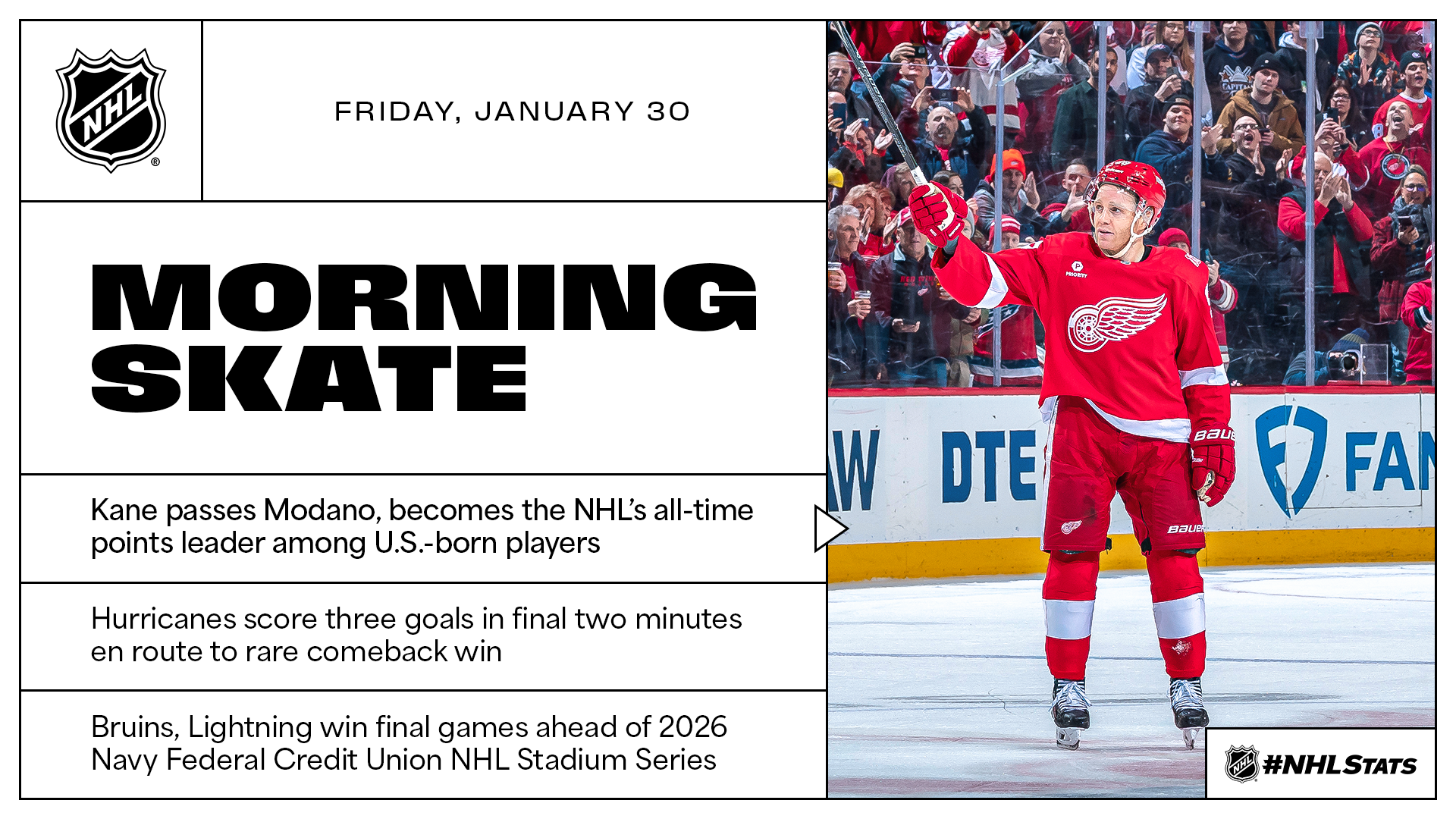 NHL Morning Skate – Jan. 30, 2026