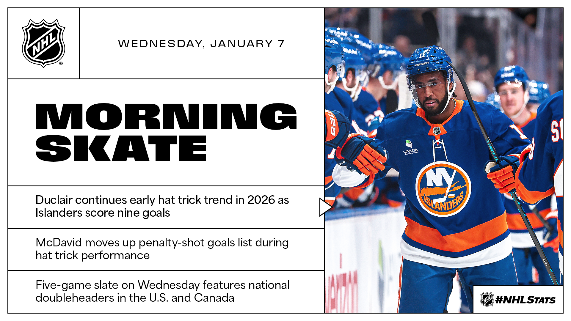 NHL Morning Skate – Jan. 7, 2026