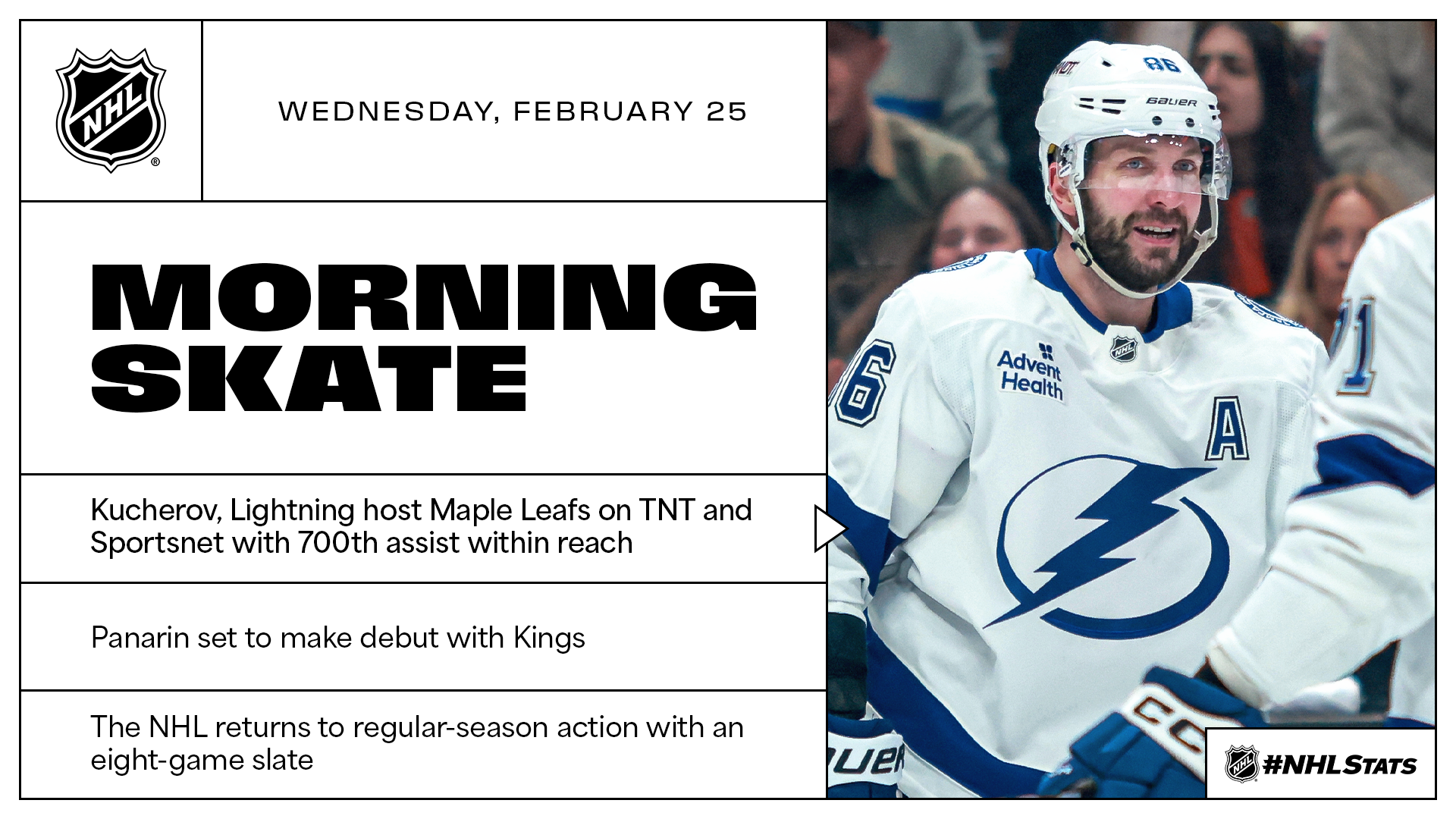 NHL Morning Skate – Feb. 25, 2026 