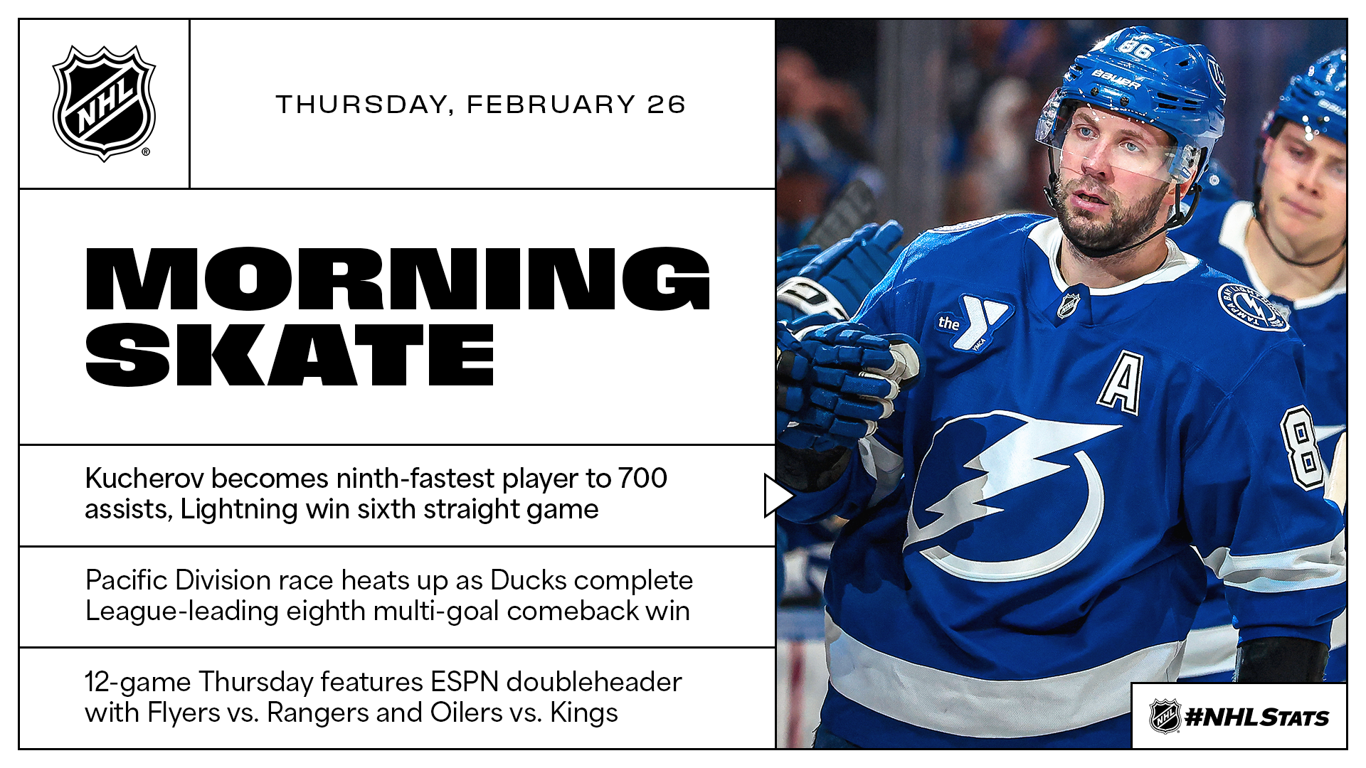 NHL Morning Skate – Feb. 26, 2026 