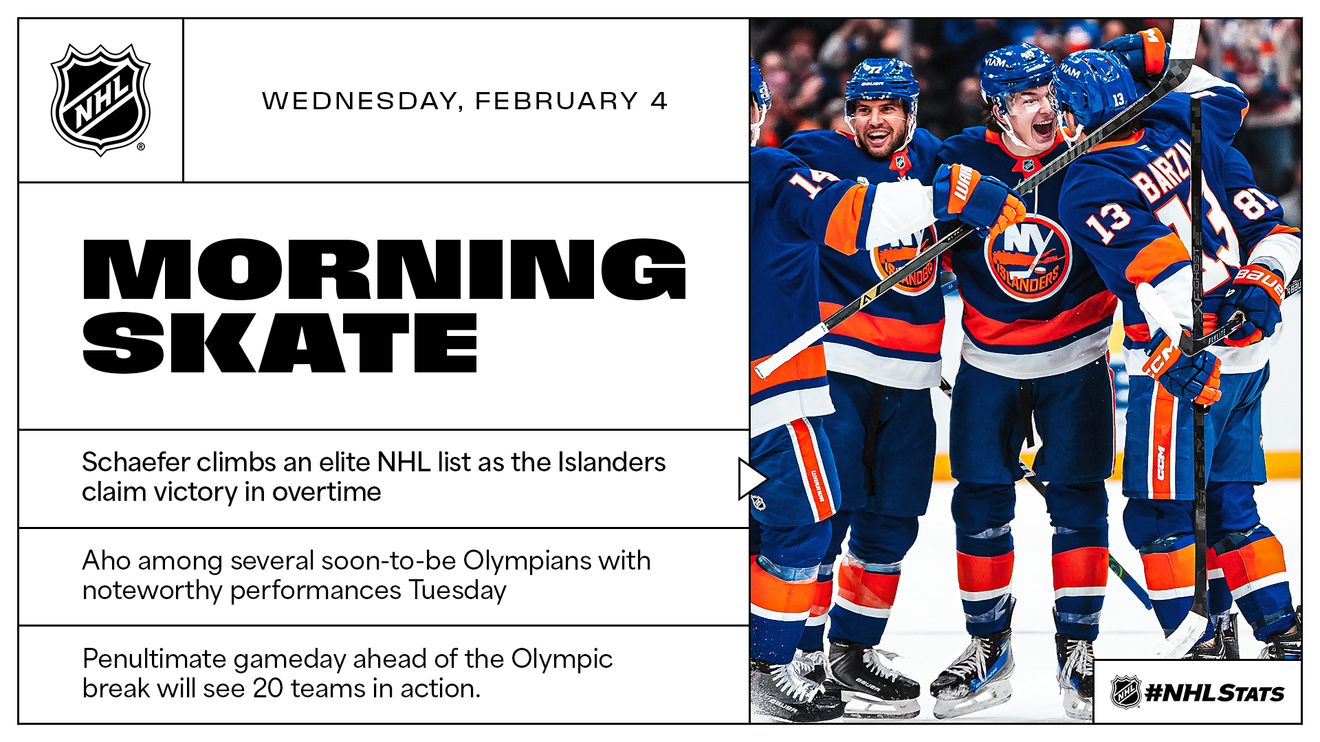 NHL Morning Skate – Feb. 4, 2026