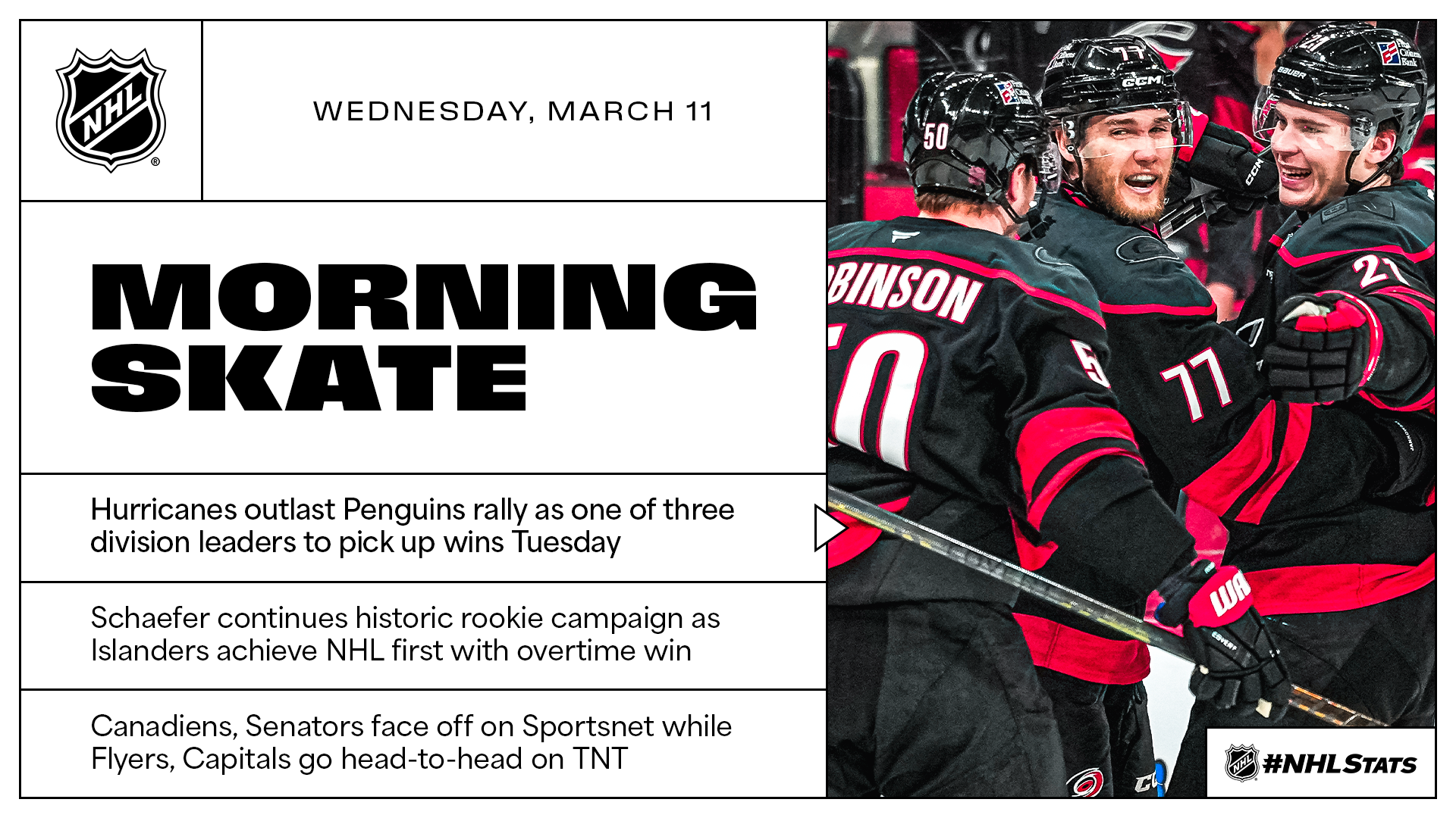 NHL Morning Skate – March 11, 2026