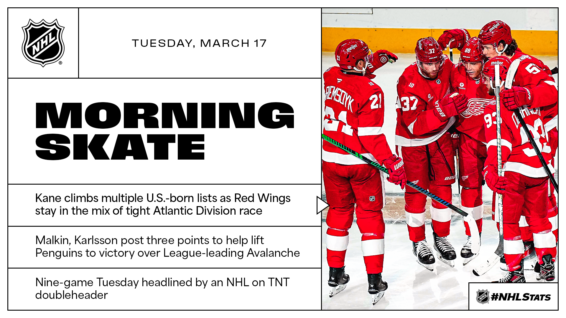 NHL Morning Skate – March 17, 2026