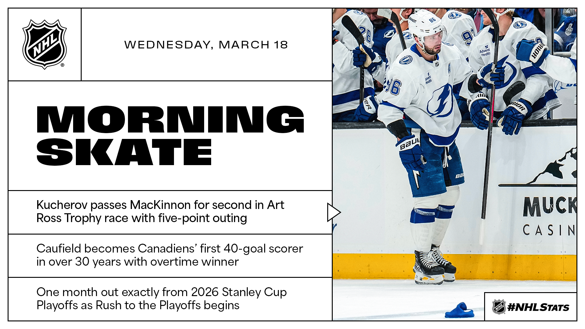 NHL Morning Skate – March 18, 2026