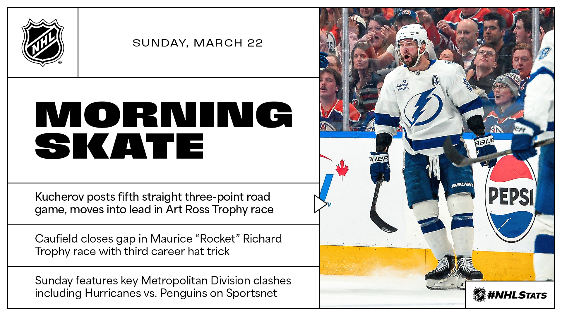 NHL Morning Skate – March 22, 2026