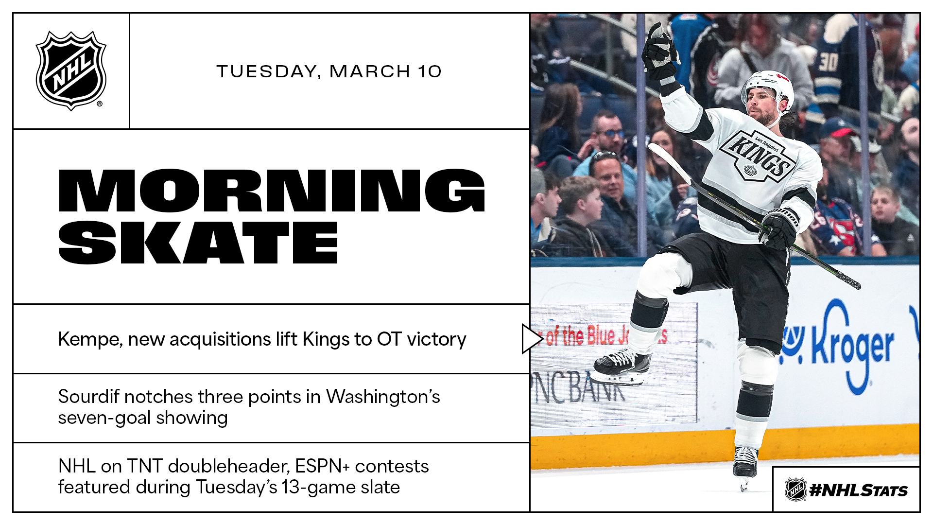 NHL Morning Skate – March 10, 2026