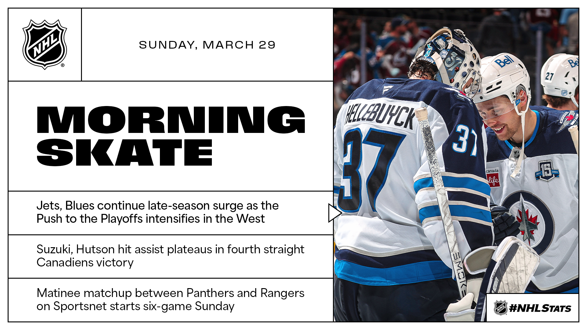 NHL Morning Skate – March 29, 2026 