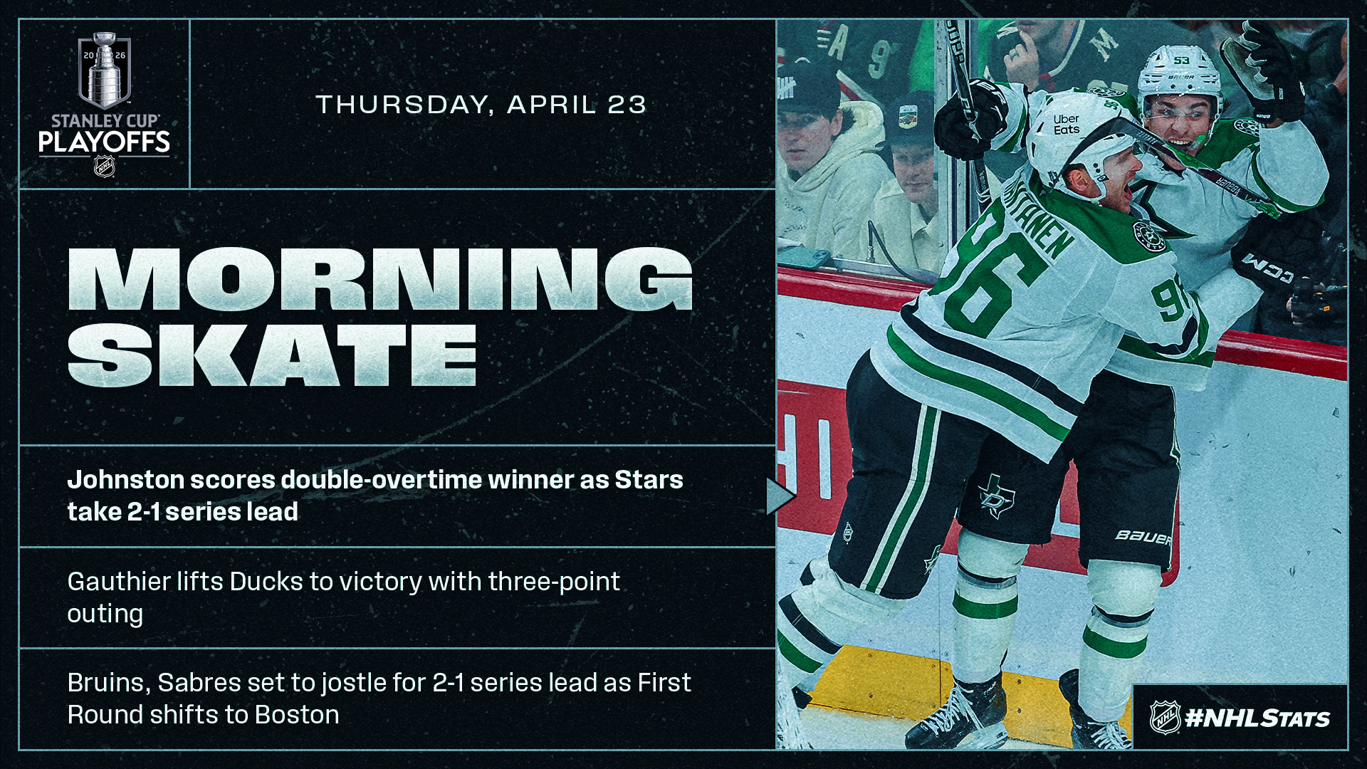 NHL Morning Skate: Stanley Cup Playoffs Edition – April 23, 2026 