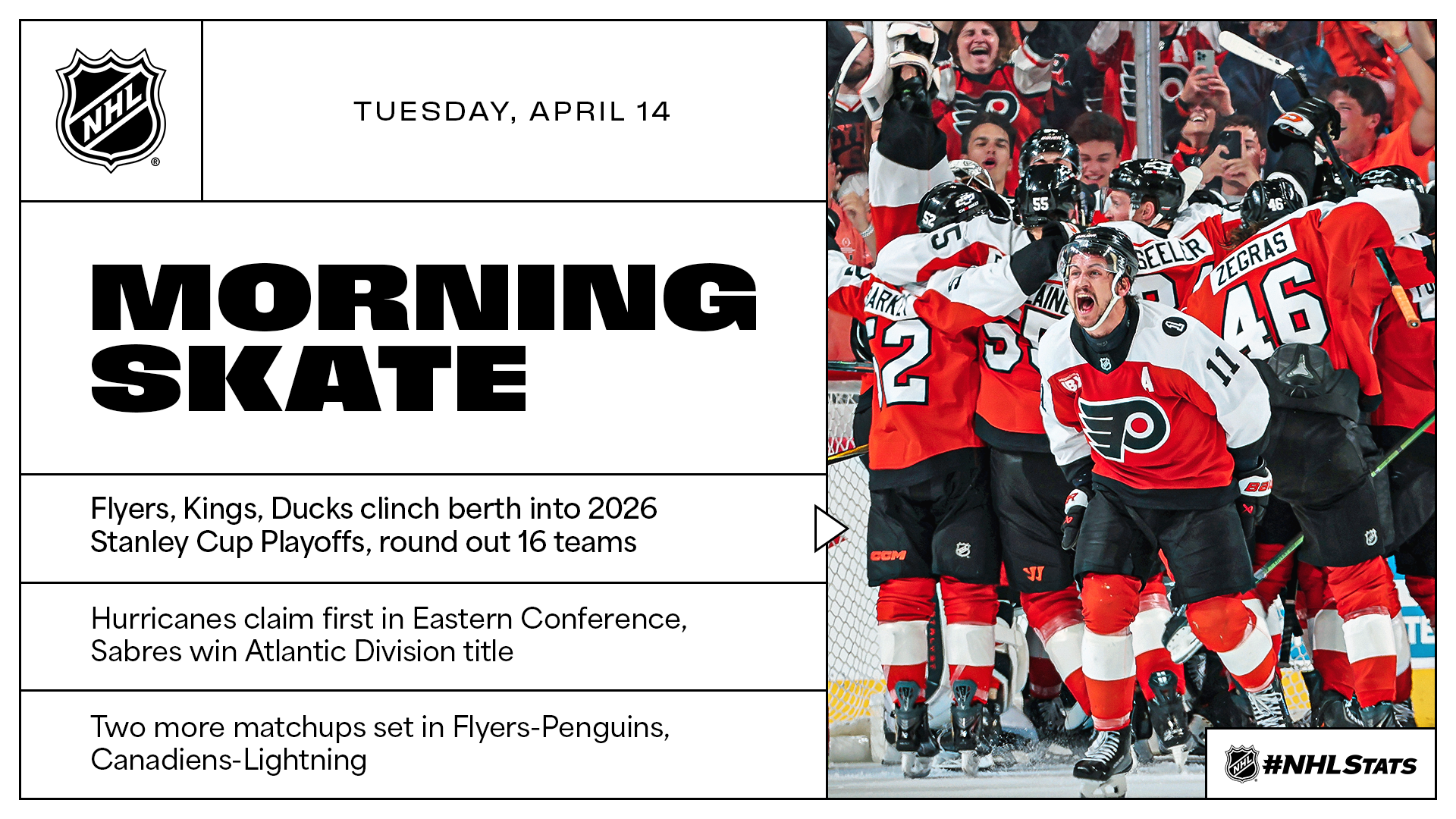 NHL Morning Skate – April 14, 2026 
