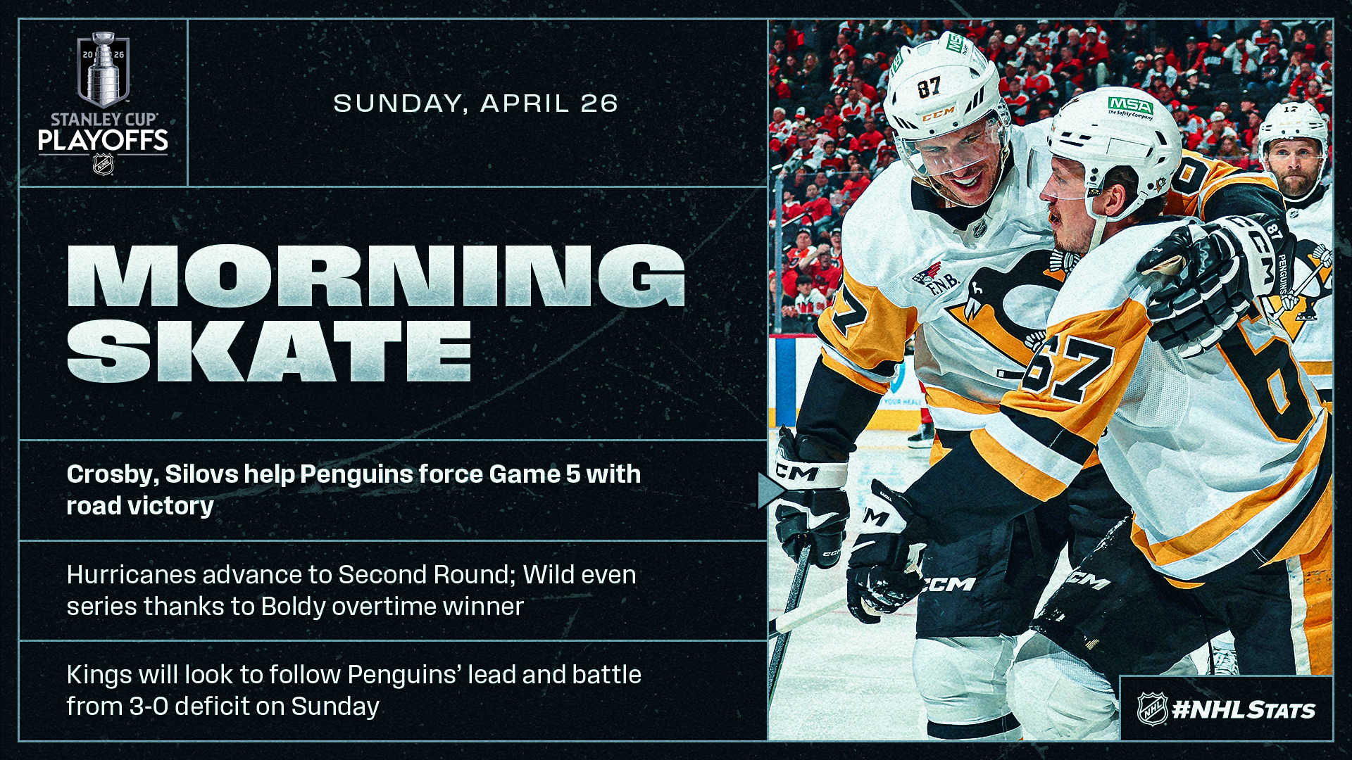 NHL Morning Skate: Stanley Cup Playoffs Edition – April 26, 2026