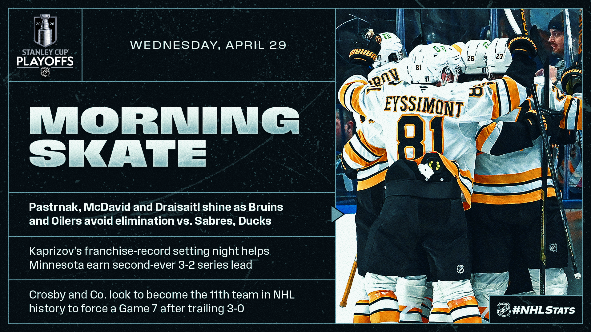 NHL Morning Skate: Stanley Cup Playoffs Edition – April 29, 2026 