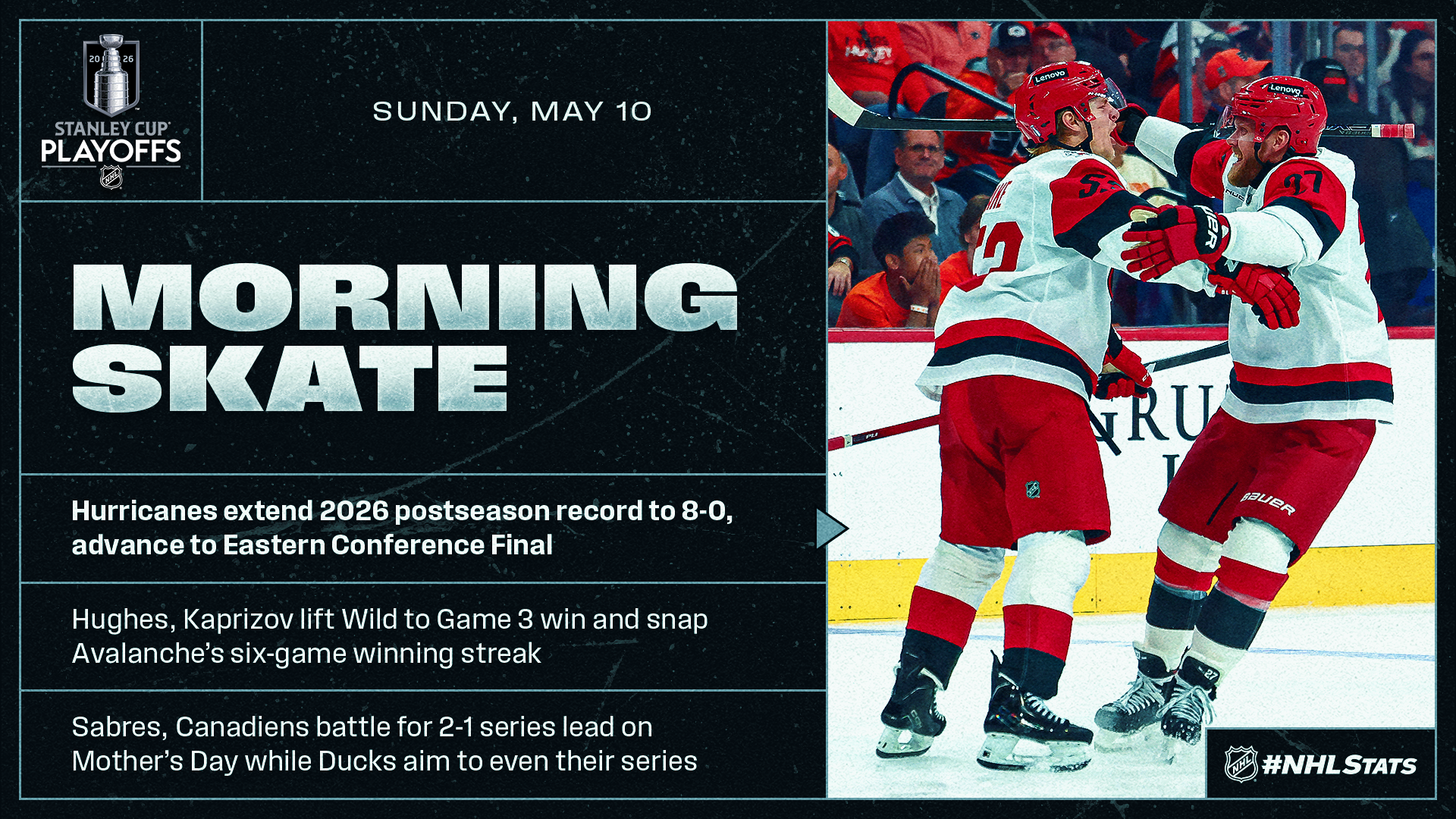 NHL Morning Skate: Stanley Cup Playoffs Edition – May 10, 2026 