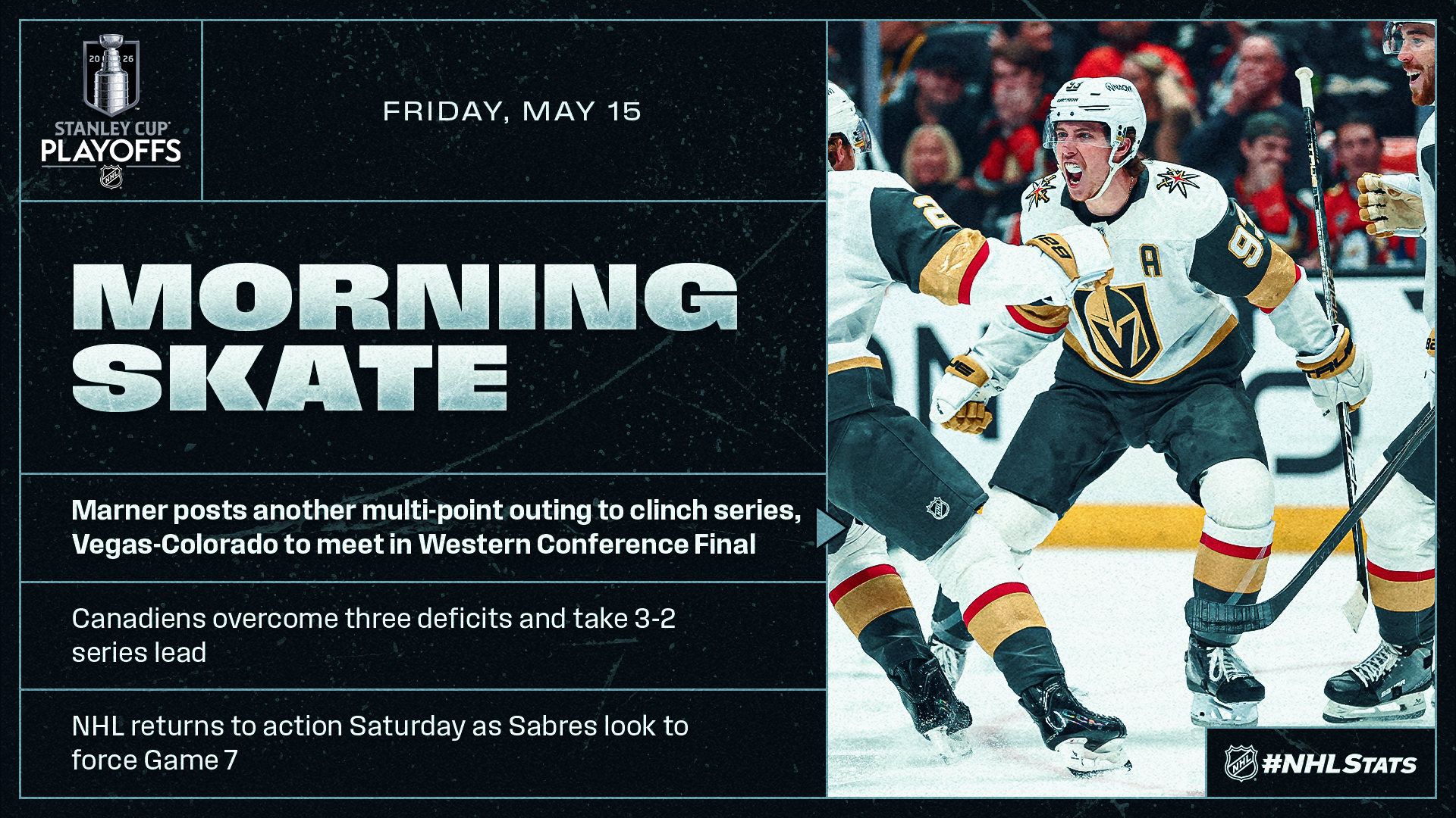 NHL Morning Skate: Stanley Cup Playoffs Edition – May 15, 2026 