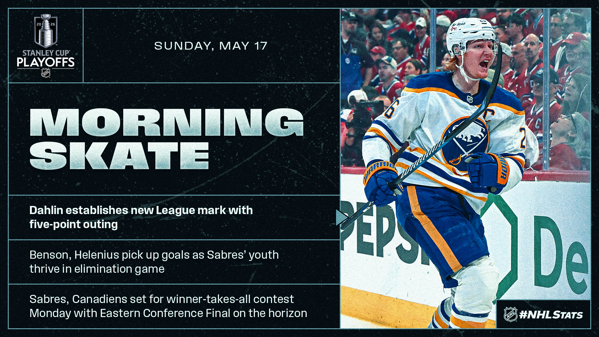 NHL Morning Skate: Stanley Cup Playoffs Edition – May 17, 2026 