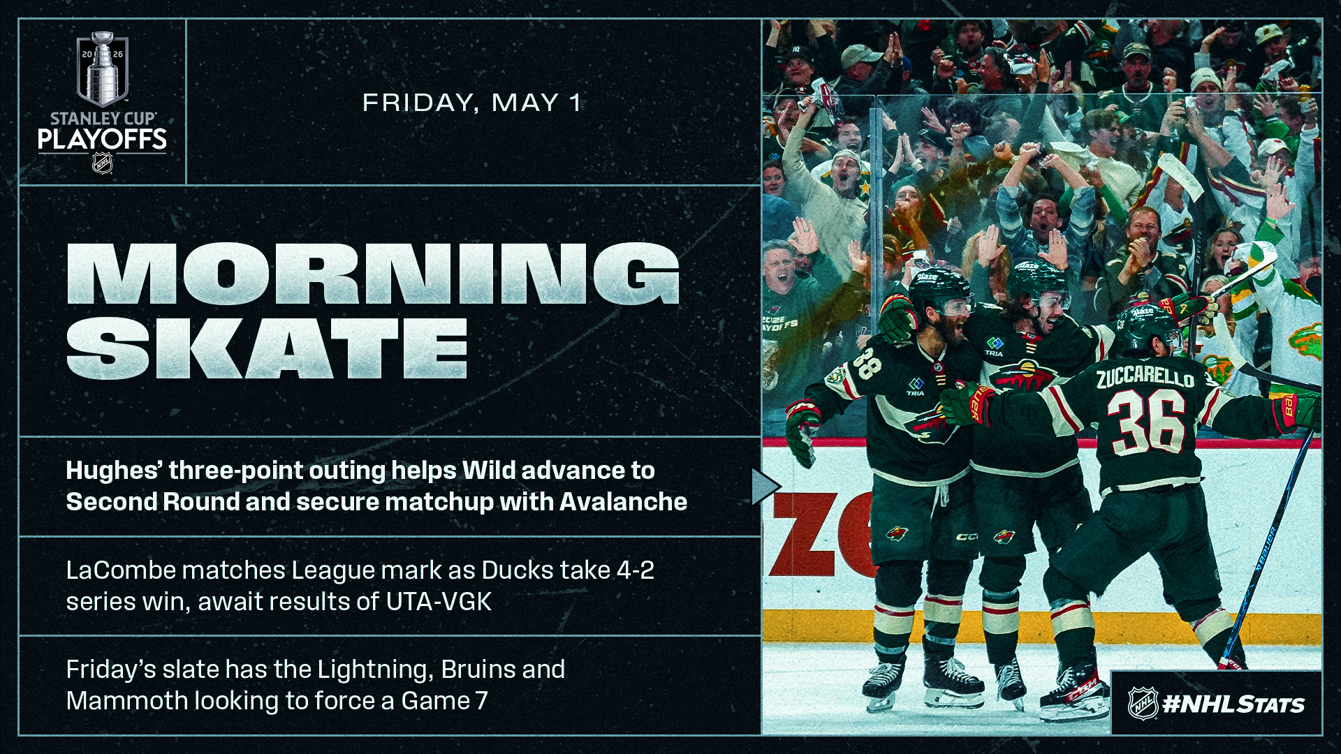 NHL Morning Skate: Stanley Cup Playoffs Edition – May 1, 2026 