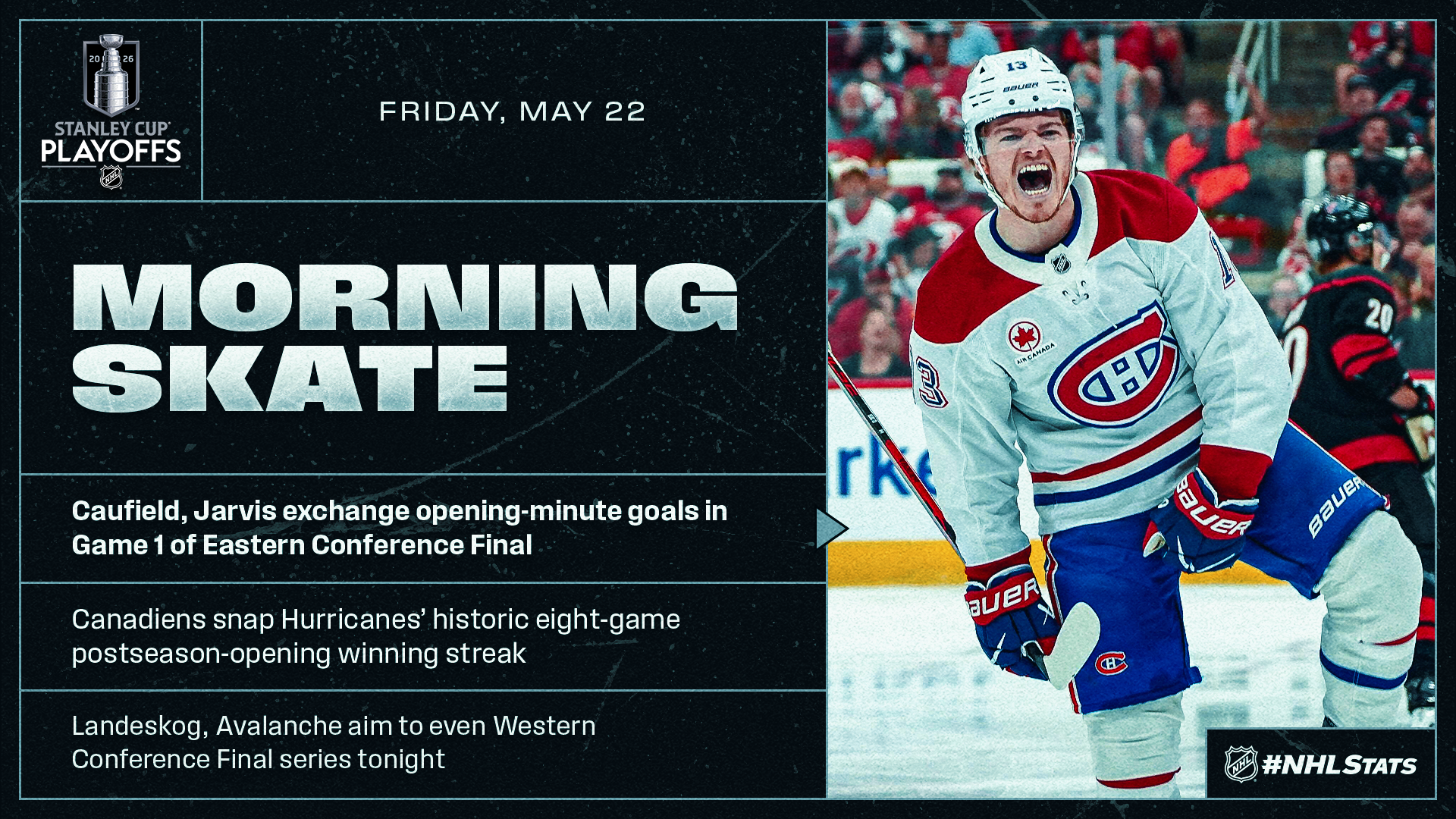 NHL Morning Skate: Stanley Cup Playoffs Edition – May 22, 2026