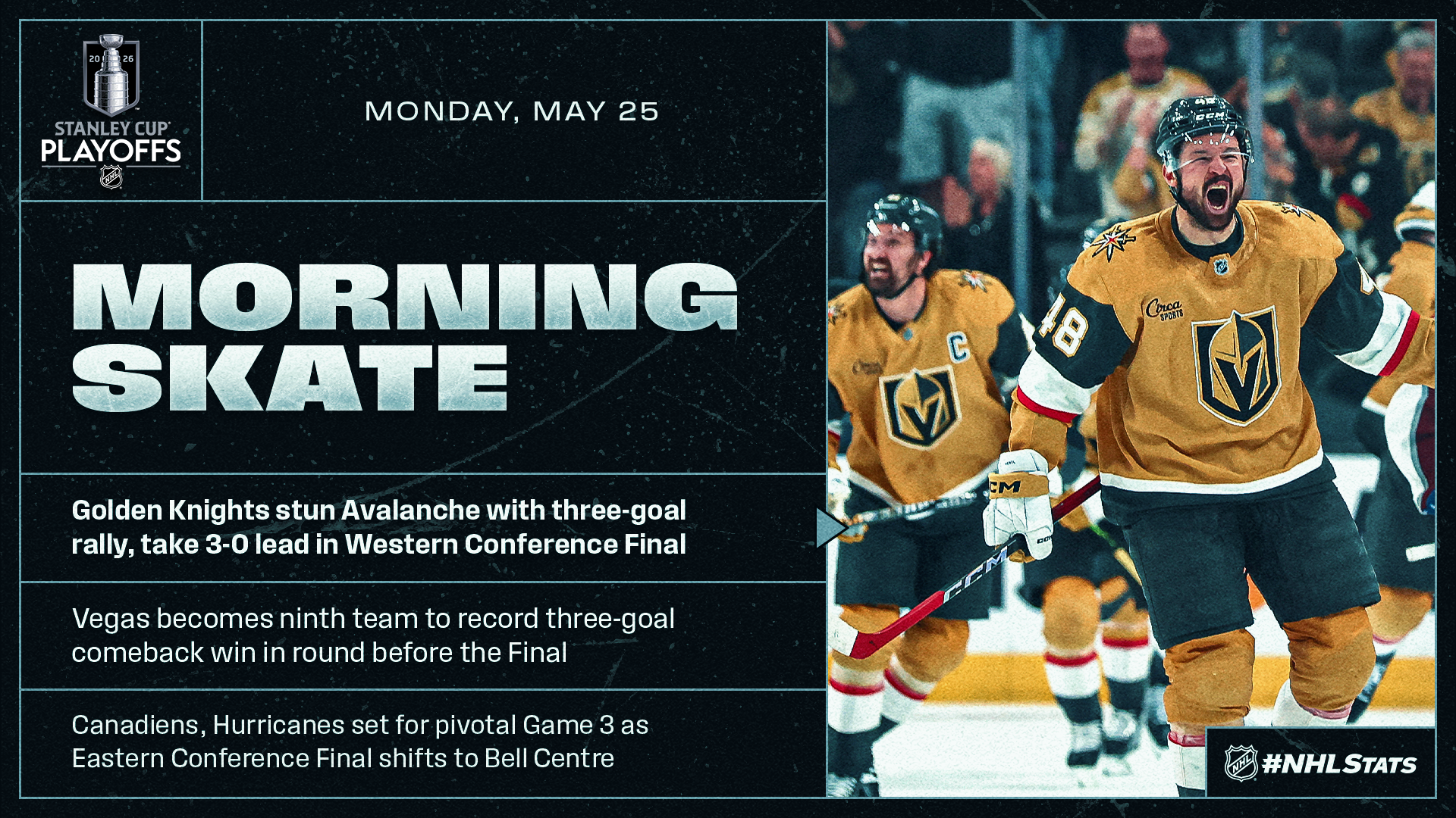 NHL Morning Skate: Stanley Cup Playoffs Edition – May 25, 2026