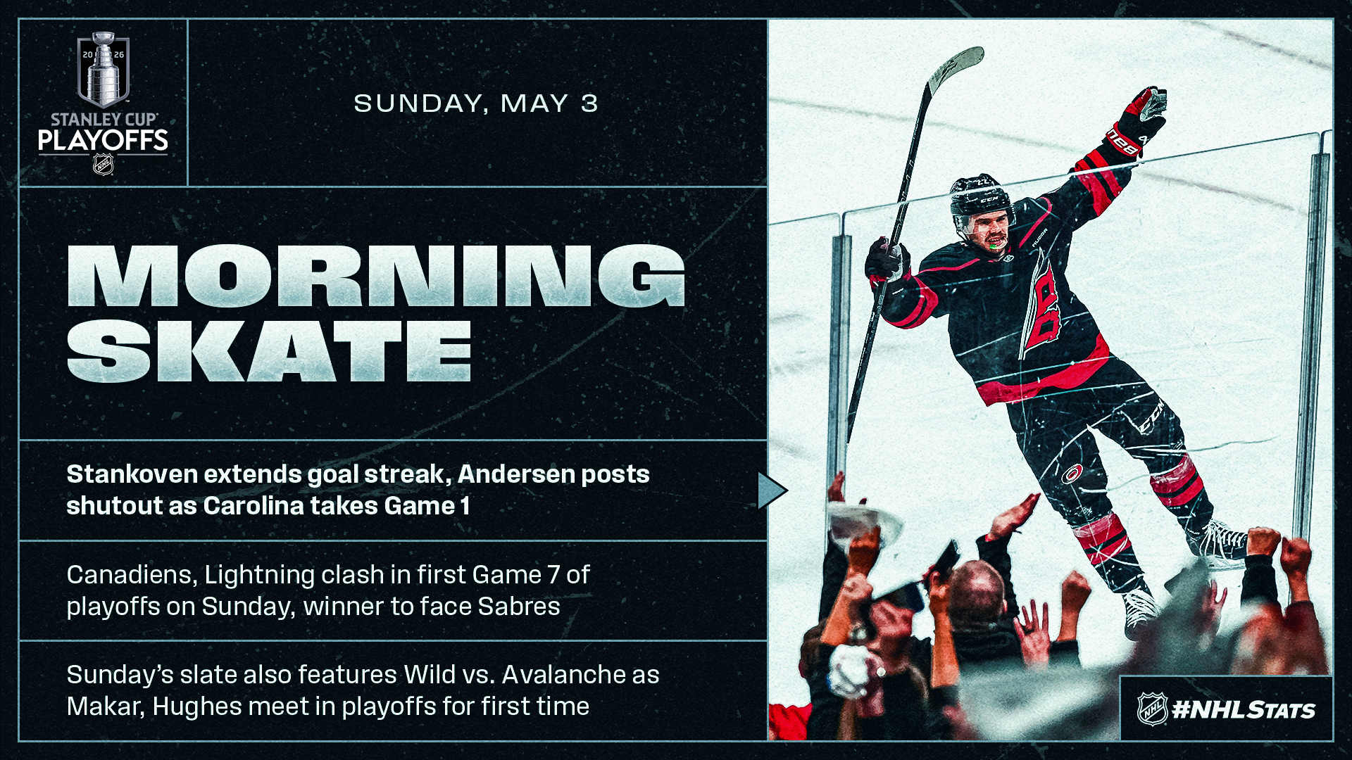 NHL Morning Skate: Stanley Cup Playoffs Edition – May 3, 2026 