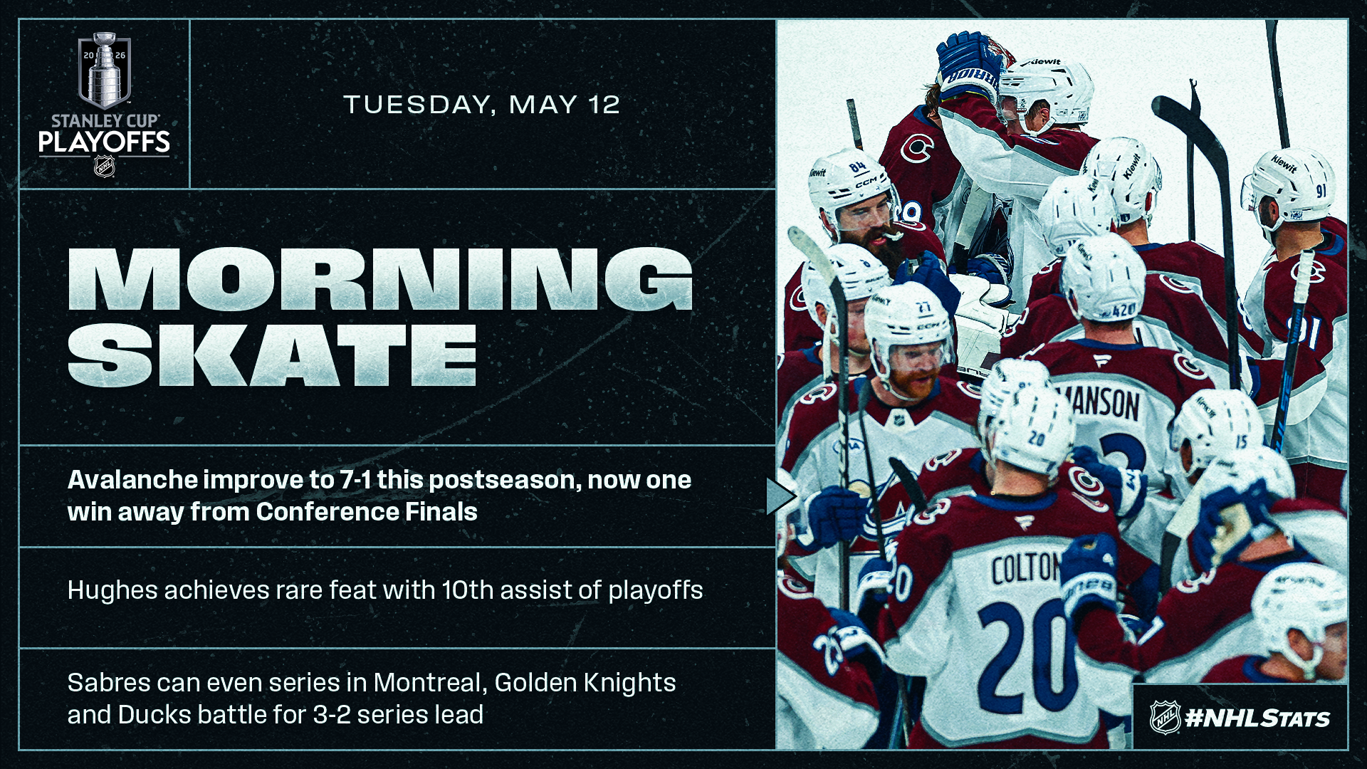 NHL Morning Skate: Stanley Cup Playoffs Edition – May 12, 2026