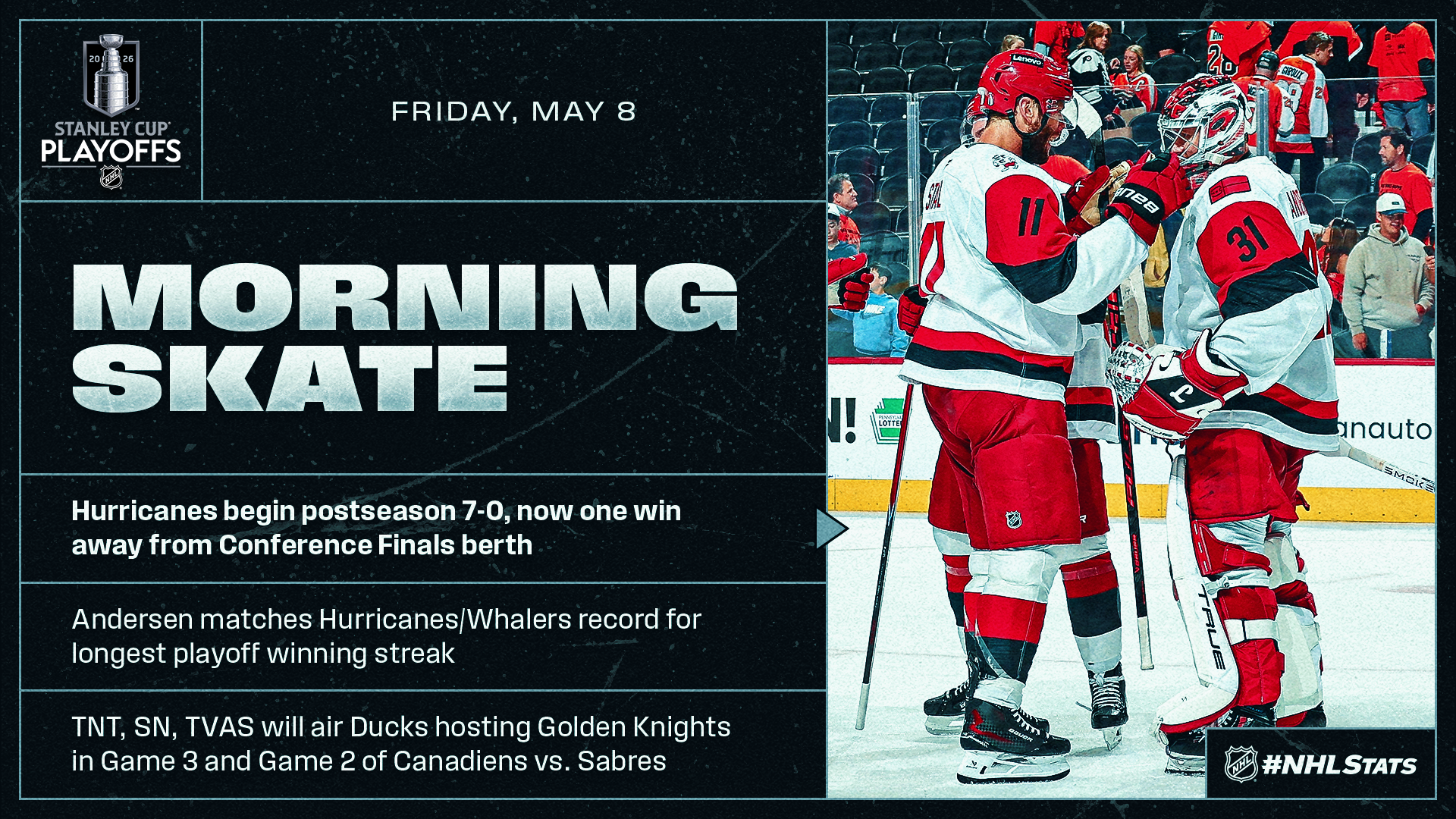 NHL Morning Skate: Stanley Cup Playoffs Edition – May 8, 2026