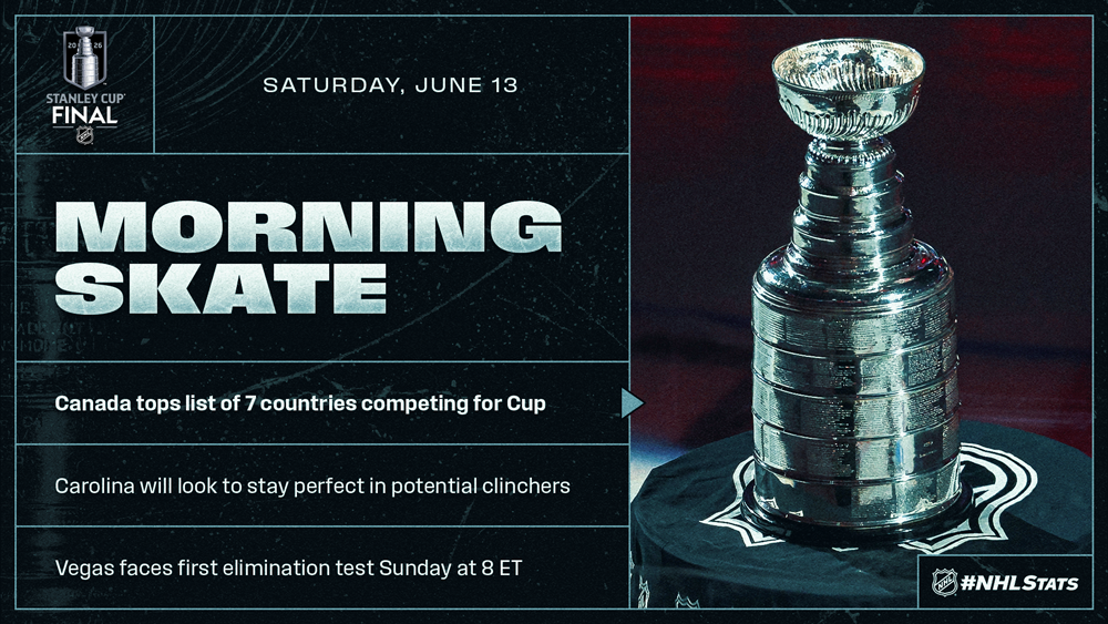 NHL Morning Skate: Stanley Cup Final Edition – June 13, 2026