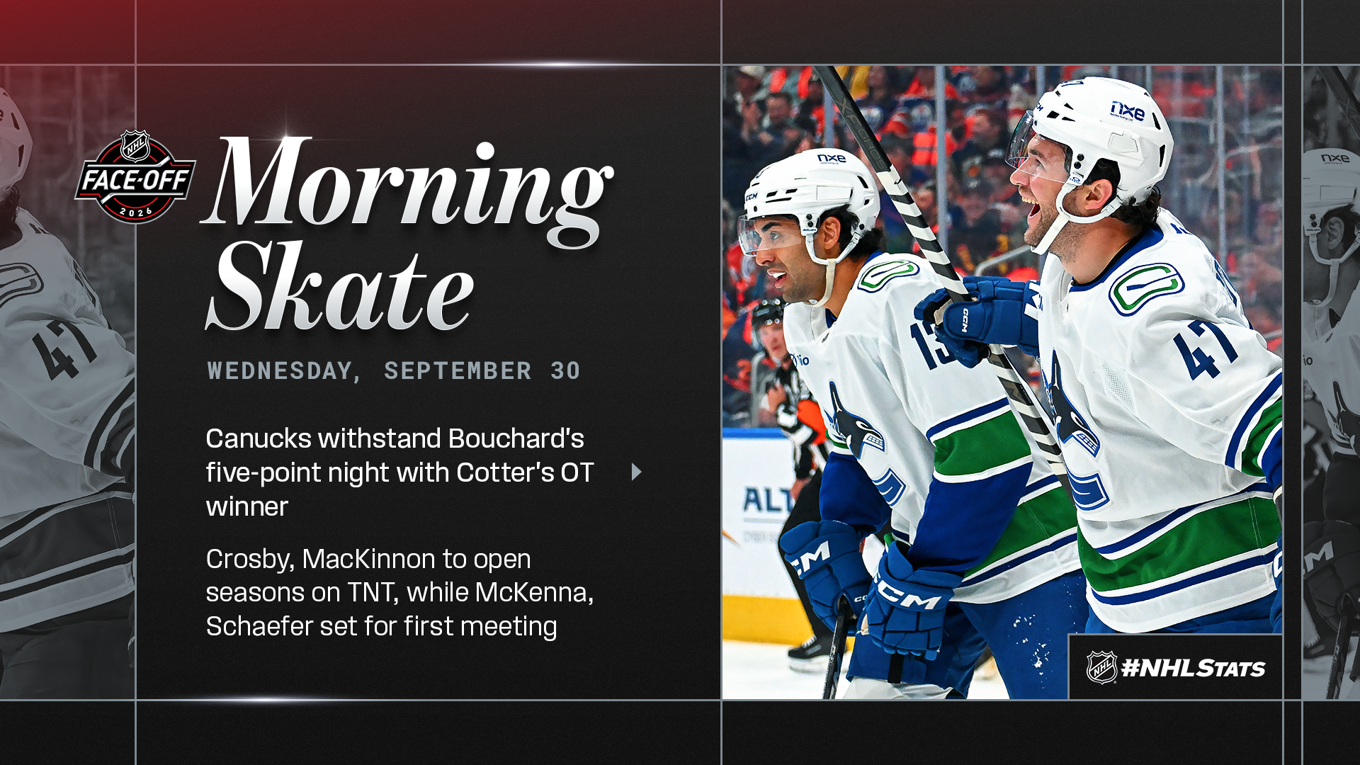 NHL Morning Skate: Face-Off Edition – Sept. 30, 2026
