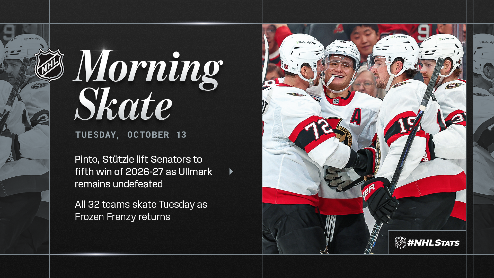 NHL Morning Skate – Oct. 13, 2026