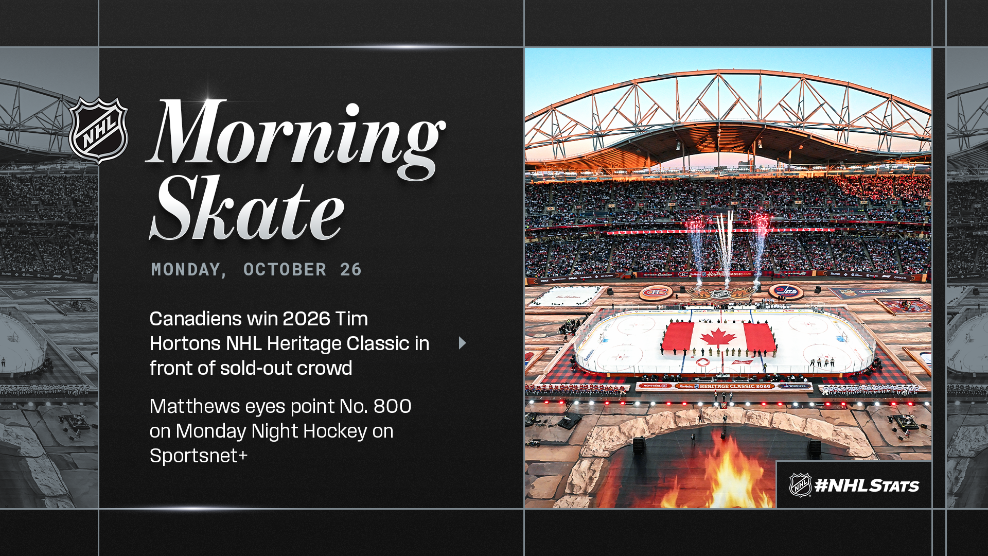 NHL Morning Skate – Oct. 26, 2026