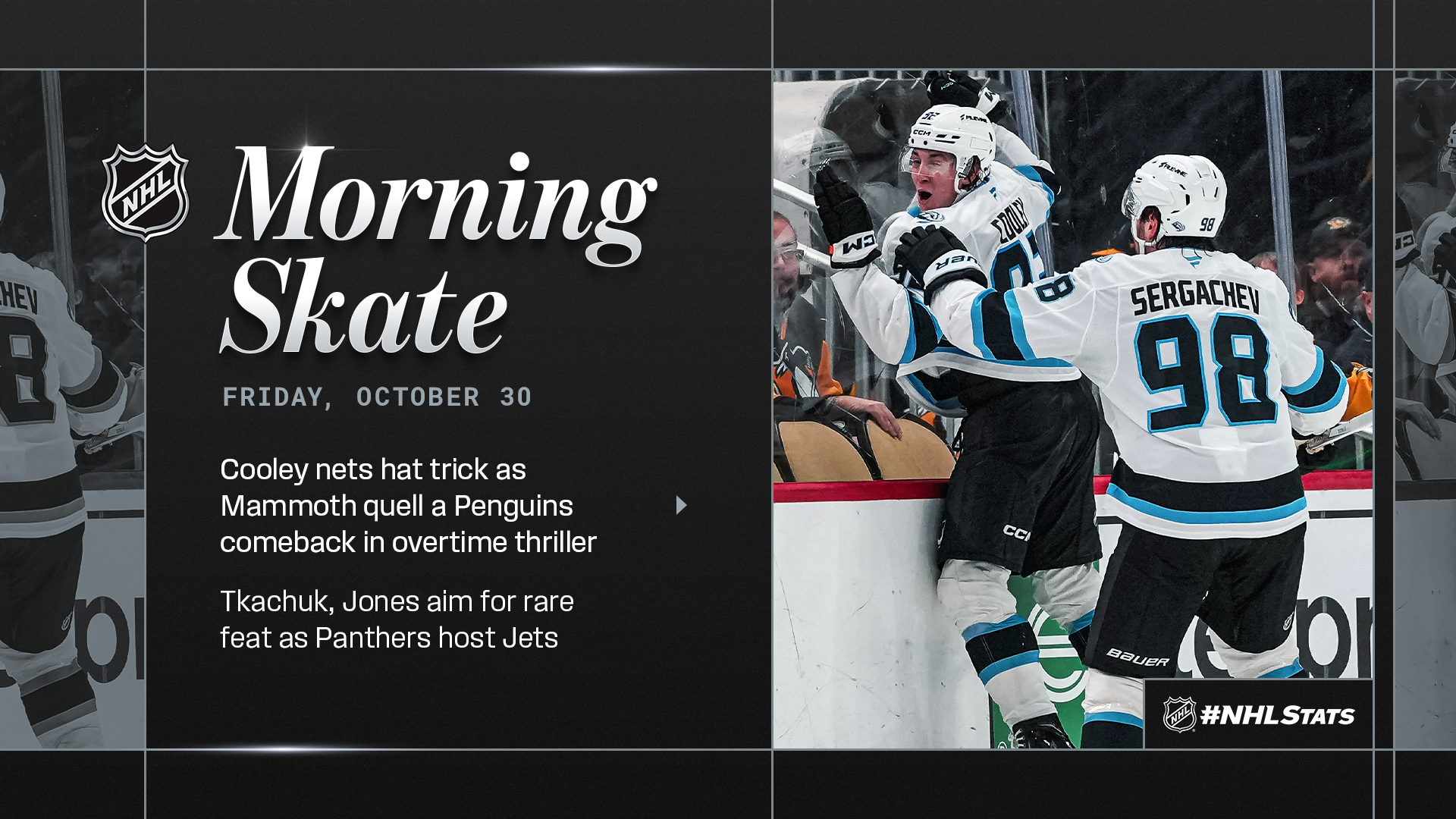 NHL Morning Skate – Oct. 30, 2026