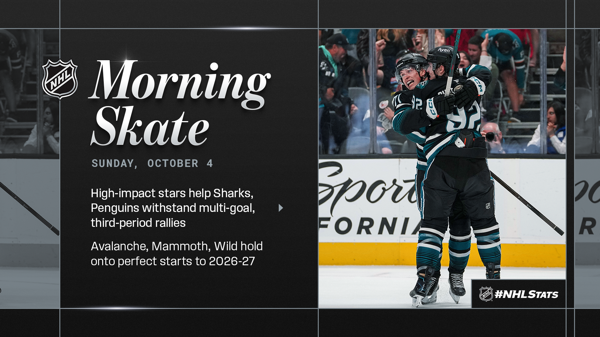 NHL Morning Skate – Oct. 4, 2026