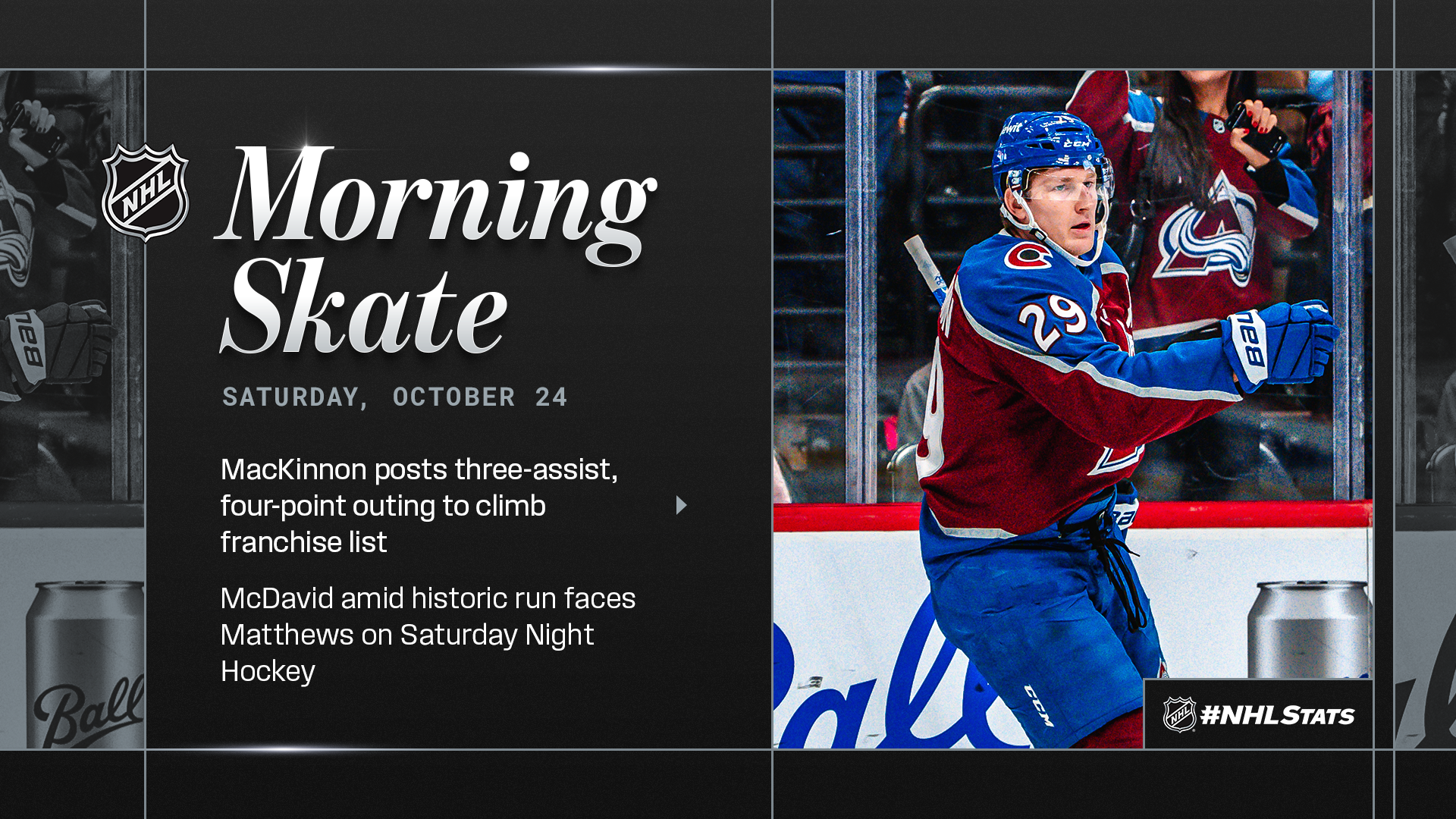 NHL Morning Skate – Oct. 24, 2026